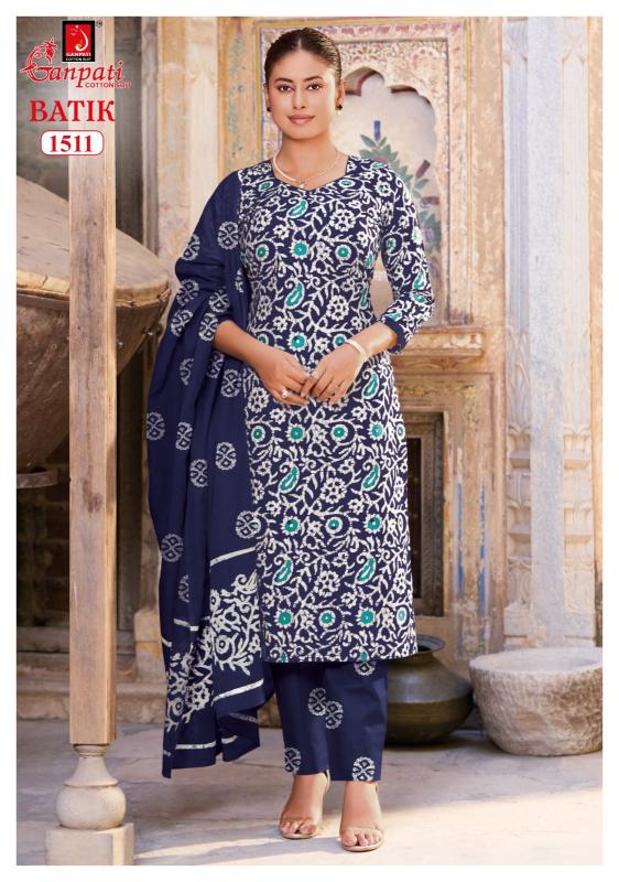 Ganpati batik vol-15 cotton kurtis wholesale